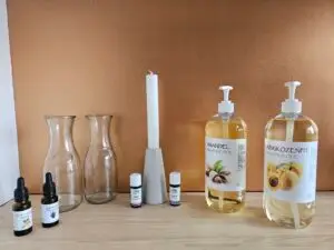 Massageolie en etherische oliën